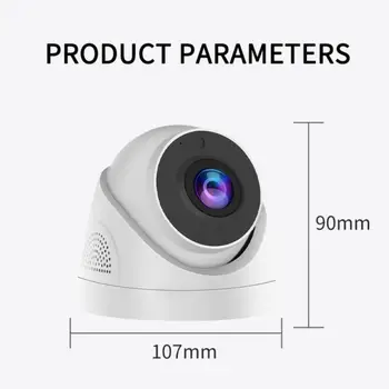 1080P Bezdrôtové IP Kamery EU/USA, Wifi 360 CCTV Kamera Mini Pet Video Surveillance Camera S Wifi Baby Monitor Smart Home