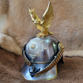 19. storočia Pruský Stráže Armády Eagle Prilba Nastavenie je rovnaké helmet nosí nemecký cisár