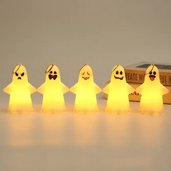 2023 Halloween Ghost Svietidla Prívesok Zábavnej Atmosfére Party Dekorácie, Rekvizity LED Elektronické Sviečky Lampy Trick or Treat Dodávky