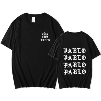 2023 Letné Tričko Nové PABIO Kanye Isté Módne pánske Krátke Rukáv Bavlna T-shirt Ženy Voľné Bežné Tees Topy