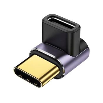40Gbps USB napájací Adaptér 90 Stupňov USB C Extender Pravý Uhol PD 100W Rýchle Nabíjanie pre Parné Palube Prepnutie Notebooku MacBook