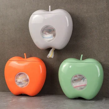 Apple Tvar Jedno Jedlo Kryt Úložný Box na Stenu fólie Elastické Čerstvé Udržať Taška Organizátor Kuchyňa Kontajnerov
