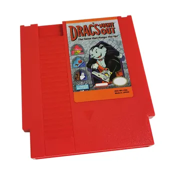 Drac je Noc 72 kolíky Hra Kazety Pre 8 Bitový NES NTSC a PAl Video Herné Konzoly