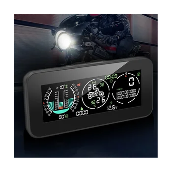F3 Motocykel 3 v 1 Tlaku v Pneumatikách Sledovať GPS Tachometer Rýchlosť Vozidla, Tachometer Svahu Meter TPMS LCD Digitálny HUD