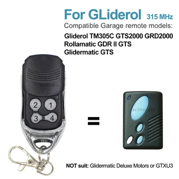 Gliderol TM305C GRD2000 GTS2000 Garážové brány na Diaľkové Ovládanie