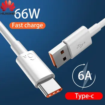 Huawei 6A Typu C, Kábel USB, C Dátový Kábel pre Huawei Xiao Redmi Android Telefón, Nabíjačka, USB Kábel