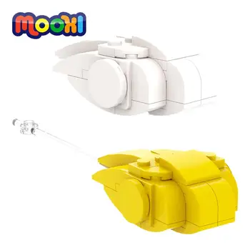 MOOXI Anime Biela Kotrmelec Cloud stavebným DIY Tehly Model Montáž Dielov Vzdelávacie Deti Hračky Pre Deti Darček MOC1101