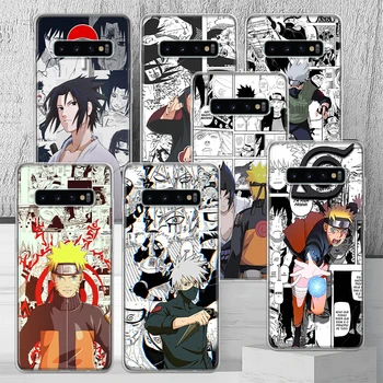 N-Kakashi, Naruto Anime Telefón Prípade Coque Pre Samsung Galaxy M12 M21 M31 M30S M32 M51 M52 Poznámka 20 Ultra 10 Pro 9 8 J4 Plus J6 + J8