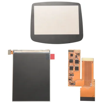 Náhradné IPS LCD Displej s Stužkový Kábel Displeja Krytu Opravy Full Kit pre GameBoy Advance GBA Herné Konzoly