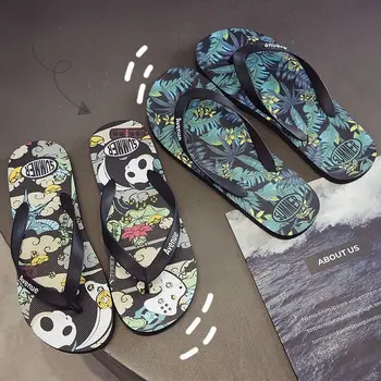 Pánske letné pohodlné mäkké soled plážové sandále a flip flops