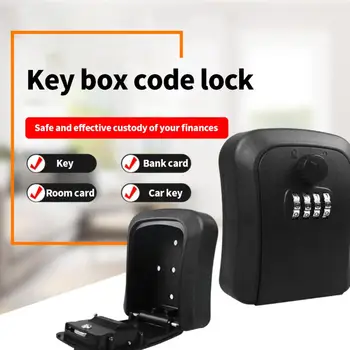 Robustný Key Lock Box Jednoduché Použitie Chránené Heslom, Inovatívny Dizajn Tlačidlo Úložný Box Smart Kód, Password Lock Box Spoľahlivé