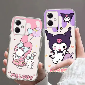 Roztomilý Hello Kitty Kuromi Melódie Cinnamoroll Prípade Pre Xiao Redmi Poznámka 12 11 11T 11S 10 10 9 9T 9S 8 Pro Plus Max 5G Kryt Funda