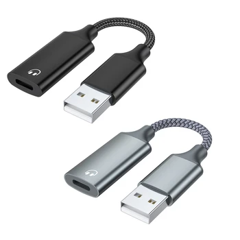 USB 8-Pin iOS Slúchadlá Adaptér Kábel Kábel pre Počítač, Notebook, USB, iOS Slúchadlá Hovor Converter Drôt Prenosné 45BA