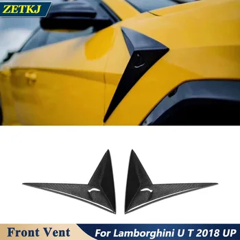 ZETKJ Vysoko Kvalitných Uhlíkových Vlákien, Odolné Telo Kit Predný Blatník Vetracie Otvory Trim Pre Lamborghini URUS T Modelov AŽ 2018