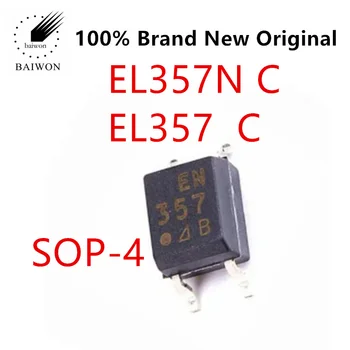 100% Originálne IC Čipy PC357C PC357B PC357A PC357D SOP4 Patch optocoupler izolant