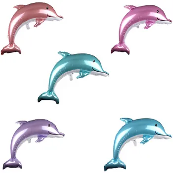 10pcs Dolphin Tvar Fóliové Balóniky Tichom Zvieratá Balóny Mora Zvierat Balóny Pod Morom Narodeninovej Party Dekorácie Dodávky