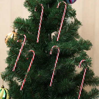 Akryl Candy Palice pre Vianočný Strom Dekorácie, Závesné Barlu, Prívesok Výzdoba Ornamentami, na Nový Rok, 15 cm, 6PCs, 2024