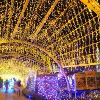EÚ NÁS-LED Záves Cencúľ String Svetlo Časti 0.6-0.8 m Dekorácie pre Domov Převisové Ulici Zimná Výzdoba, Vianočné Girlandy Vonkajšie