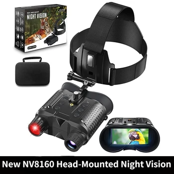 NV8160 Hlava-montáž Nočné Videnie Zariadenie Taktická Prilba Binokulárne Digitálny HD Infračervené 1080P Nočné Videnie Zariadenie Ďalekohľad