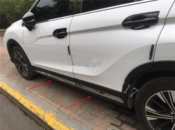 Na Mitsubishi Eclipse Kríž 2018 2019 2023 Vysoko kvalitnej nerezovej ocele, Telo výbava Anti-Rub ochranu Dekorácie Auta styling