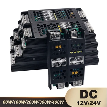 Napätie Converter Transformátory AC 180-260V, Aby DC 12 V, 24 V 60W 100W 300W 200W 400W LED Ovládač Napájanie Pre Led Pásy