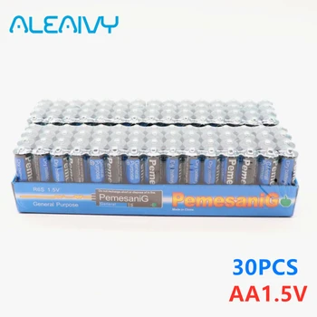 Nové 30PCS Jednorazové suché alkalické batérie AA 1,5 V Batérie, Vhodná Pre Fotoaparát, Kalkulačka, Budík, Myš, Diaľkové Ovládanie