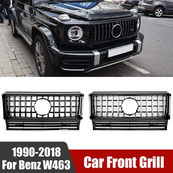 Nárazník Kapota Oka Predný Gril Horná Mriežka Black Chrome pre Mercedes-Benz G-CLASS W463 1990-2018