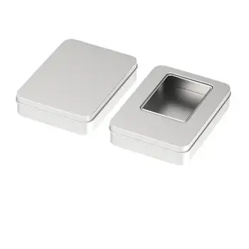Obdĺžnikový Matné Push-Pull, Žuvačky Tlačidlo Skladovanie Metal Box Mini Tabletky Posuvný Kryt Tin Box Šperky Kozmetická Taštička