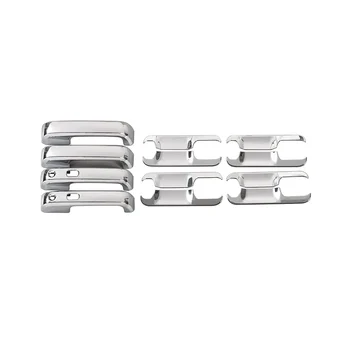Pre Ford F150 2015-2020 Kľučky Dverí Zahŕňa + Dvere Miska Chránič Zahŕňa Výbava Príslušenstvo - ABS Striebro