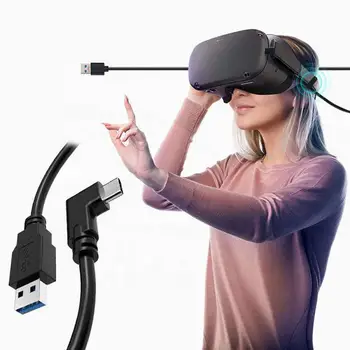 Pre Oculus Quest 2 USB A C Kábel USB Typu C C Kábel VR Okuliare Nabíjací Kábel na Prenos Dát 3/4/5 Metrov VR Príslušenstvo