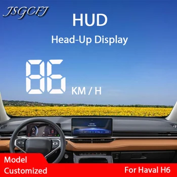 Pre Veľkú Stenu Pre Haval H6 MK2 2020 2021 Auto HUD Head Up Display Auto Digitálny Rýchlomer Informácie Projektor Racing