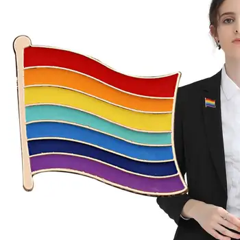 Roztomilý Dúhový Pride Kolíky Gay Pride Kolíky Rainbow Brošne LGBTQ Pin Lesbickej Hrdosti Smalt Dekoratívne Pin Pre Batoh Oblečenie