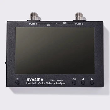 SV4401A 7 palcový Dotykový LCD 50KHz~4.4 GHz Vektor Analyzátora Siete HF a VHF UHF Anténa Analyzer Upgrade NanoVNA VNA FCC, CE