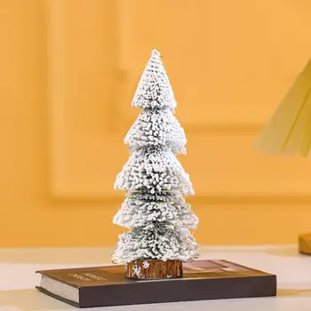 Slávnostné Stolový Mini Strom Vianočný Strom Figúrka Očarujúce Mini Vianočný Stromček Slávnostná Výzdoba Strany Ornament Radosť