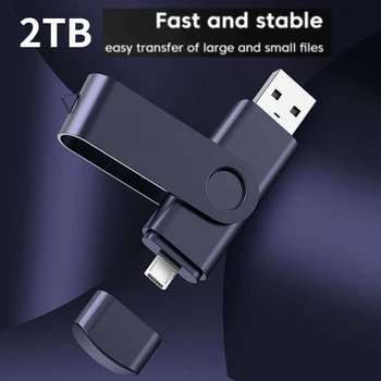 USB OTG Flash 3.0 2TB usb disk 2TB kl ' úč 2tb OTG TYPEC 2TB typ-c 3.0 Držať Pero Disk 2TB Cle usb flash disk 2TB