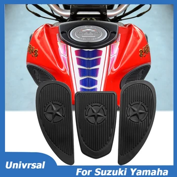 Univerzálny Pre Honda, Kawasaki Suzuki Yamaha Plyn Palivovej Nádrže Nálepku Krytu Chránič Strane Kolena Pad Hviezda Grip Motocykel Cafe Racer