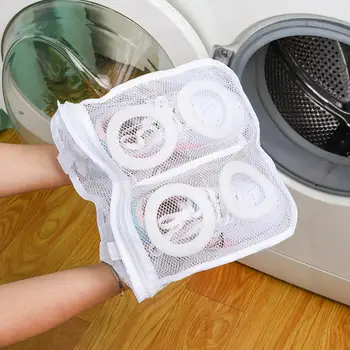 Čistenie Umývanie Taška so Zipsom Veľkú Kapacitu Anti-deformácia práčka Jemné Oka Práčovňa Taška Domov Skladovanie Organizácie